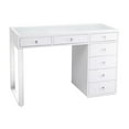 thumbnail image 4 of Impressions Vanity Mini SlayStation Kylie 1.0 Makeup Vanity Table with Drawers for Bedroom (White), 4 of 4