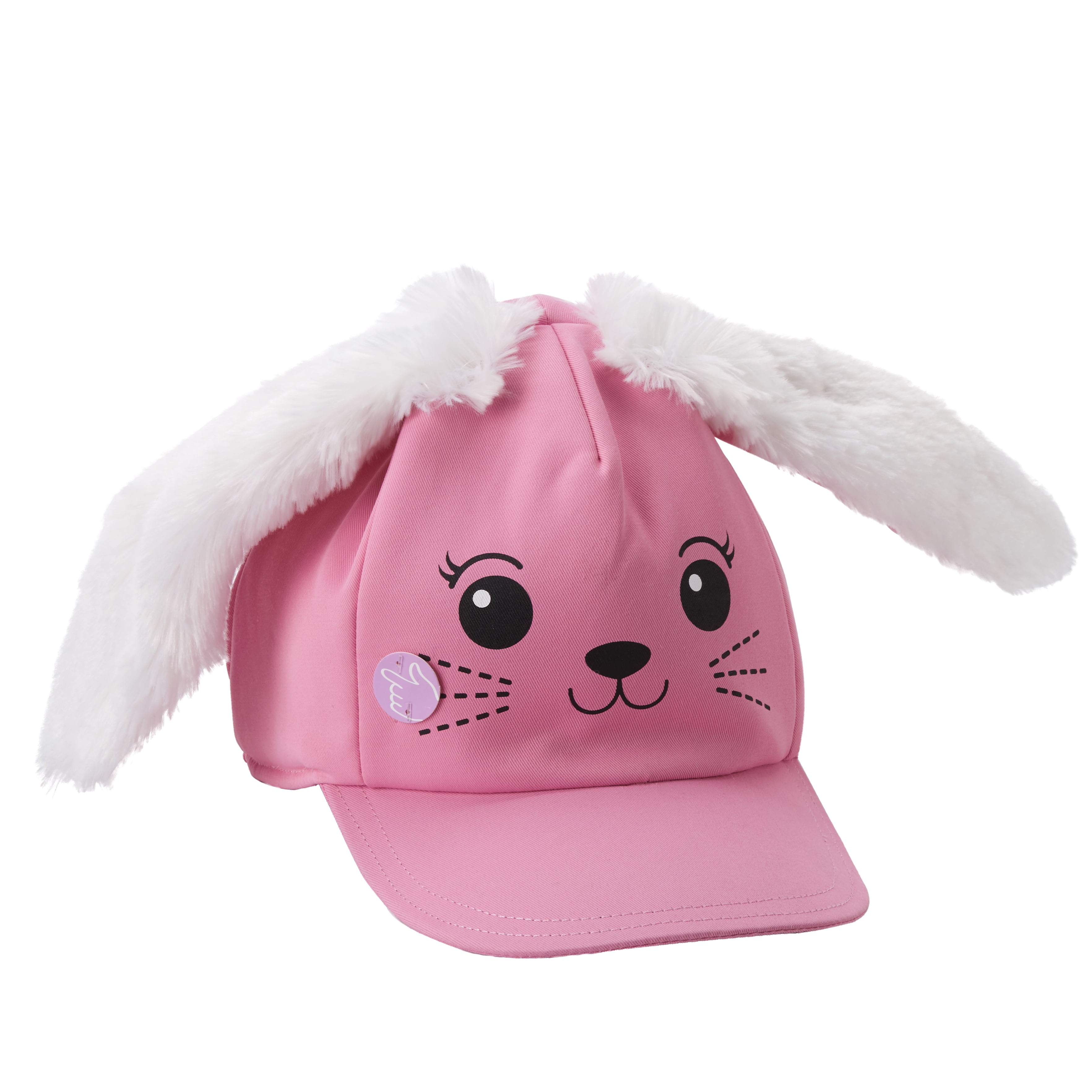Way to Celebrate Easter Bunny Flapping Ear Hat, Pink - Walmart.com