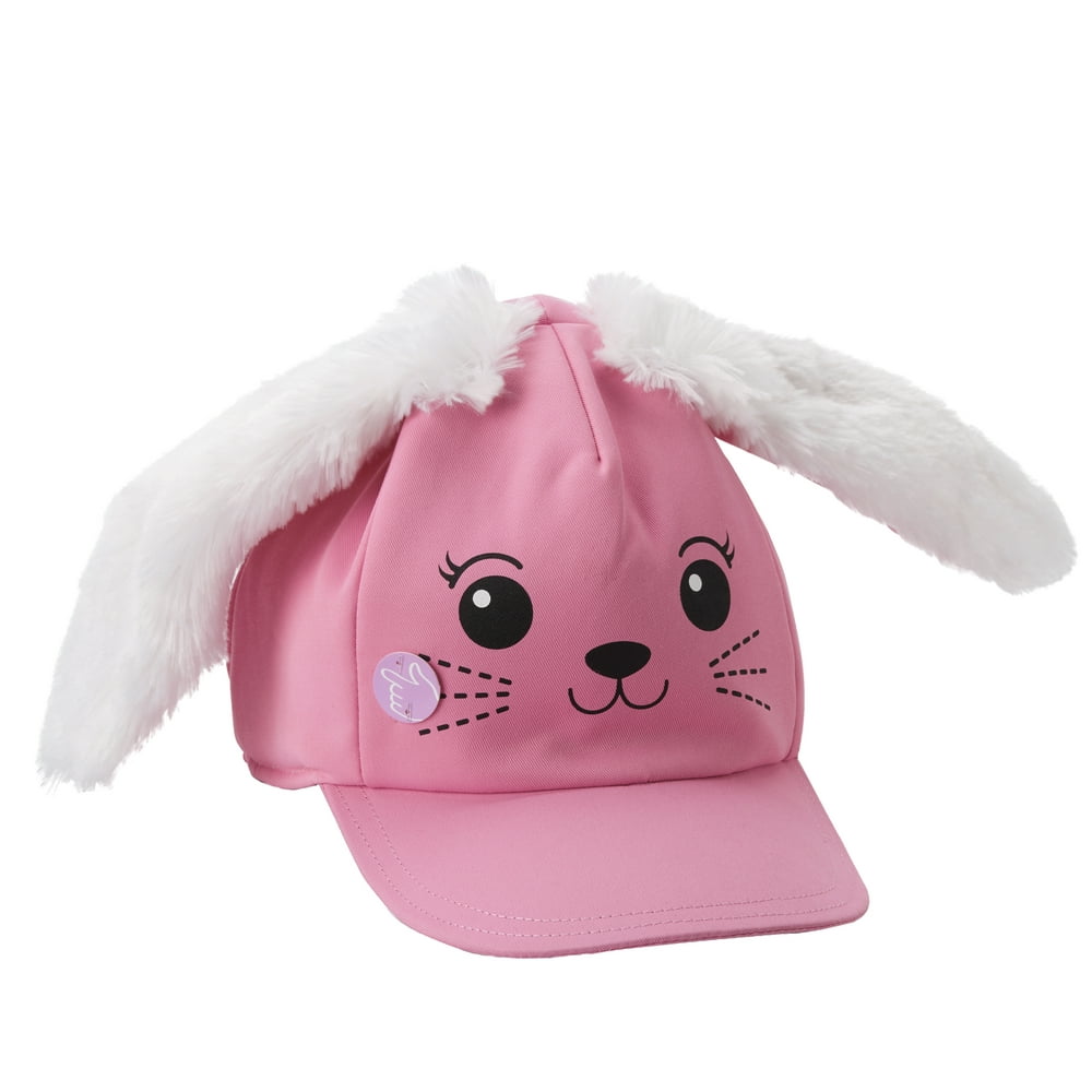Way to Celebrate Easter Bunny Flapping Ear Hat, Pink - Walmart.com ...