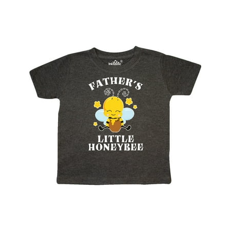 

Inktastic Cute Bee Father s Little Honeybee with Stars Gift Toddler Boy or Toddler Girl T-Shirt