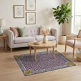 thumbnail image 2 of ODIKA Leopard Spotted Cheetah Print Tower Border Motif Flowing Dynamic for Dorm Room, Small Living Apartment, Stain Resistant Low Profile, 2 of 6