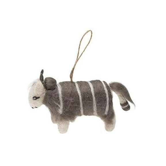 De Kulture Works Hand Made Felt Hanging Yak 2X4X3 (Lwh) (Multicolour) Showpiece For Home Decoration Office Decoration Party Decoration.