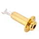 thumbnail image 1 of Conector de guitarra Bling Bling Metal Dorado 6,35 mm, 1 of 12