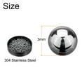 thumbnail image 2 of Uxcell 500 piezas de bolas de acero inoxidable 304 de 3 mm, bolas de precisión, bolas de rodamiento sólidas mini, 2 of 5