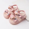 thumbnail image 6 of NOKIO Kids' Leather Sandals Toddler Jelly Sandals Girls' Boho Sandals Girls Sandals Princess Shoes Children Girls Summer Sandals Indoor Shoes Baby Non Slip Soft Soled Toddler Shoes, 6 of 7