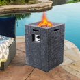 19 inch Outdoor Propane Fire Pit Table 40 000 BTU Patio Gas Heater