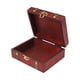 thumbnail image 4 of Caja de almacenamiento de joyas con cerradura de madera Vintage de tamaño pequeño, caja decorativa para tesoros, 4 of 8