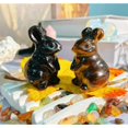 thumbnail image 3 of Ksopiavobs Tiger Eye Bunny Decor Crystals Rabbit Statue Pocket Polished Natural Gemstone Crystals Tiny Figurines for Office Room Desk Decoration Easter Ornament 1.5’’ Gifts Mom Grandma 1PC, 3 of 6