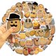thumbnail image 2 of Stickers Lemorni de papa, 50 piezas, vinilo impermeable, estilo caricatura, 2 of 9