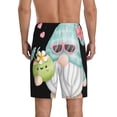 thumbnail image 5 of Salouo Summer Gnome,Cute Gnome Pattern Men's Sleep Pajama Shorts,Pajama Bottoms Elastic Waistband Sleep Pajama Short PJ Shorts for Men -Large, 5 of 6
