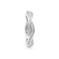 thumbnail image 3 of UIONEN 925 Silver Braided Knot Eternity Wedding Band Women Promise Ring Size 13, 3 of 3