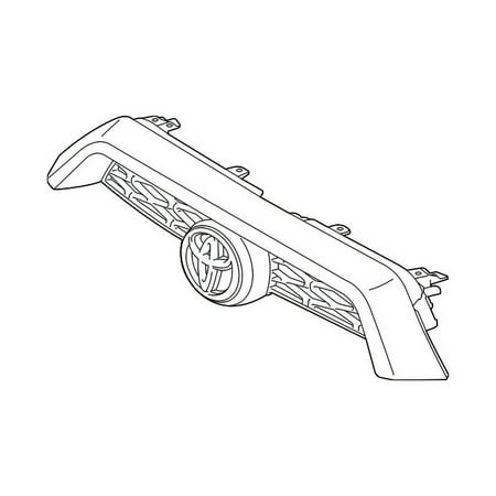 Genuine OE Toyota Grille Assembly - 53101-35080-D0