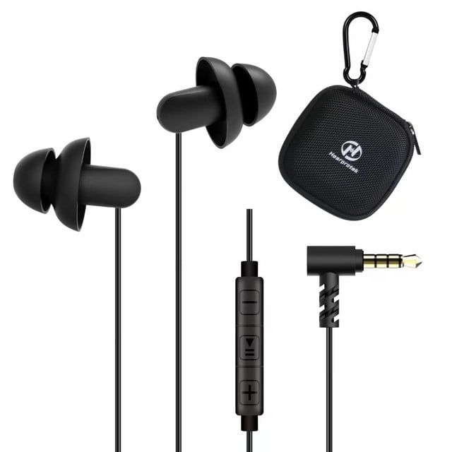 Auriculares para dormir Hearprotek Ultra Soft Silicone con control de volumen
