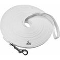 thumbnail image 1 of GFDYREE Dog/Puppy Obedience Long Recall Training Agility Lead Leash - Perfect for Pet Behavior Training, Multiple Sizes (150 ft, Light Gray), 1 of 7