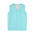 thumbnail image 6 of SAATLERI Sweater Vest Men V Neck Knitted Sleeveless Pullover Sweaters Knitwear Vests Solid Plain Loose Fit All Match Sweater Tops, 6 of 6