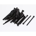 thumbnail image 1 of 3 x 50 m de aleación de acero perno hexagonal casquillos gorra tornillo para metales negro 50 piezas, 1 of 2