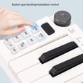 thumbnail image 3 of Controlador De Teclado MIDI, 1 Perilla Asignable Conexión Inalámbrica De Teclado MIDI Para Producción Musical, 3 of 7