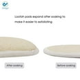 thumbnail image 4 of Deago 10 Packs Exfoliating Loofah Sponge Pads, Natural Loofa Sponge Scrubber Body Glove Close Skin for Men and Women,Perfect for Bath Spa and Shower, 4 of 10