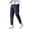 Navy, variant on Sweatpants for Men Big And Tall Solid Sports Leggings (AG, XXXL)