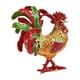 thumbnail image 4 of Caja de baratijas con bisagras en forma de gallo, organizador de joyas, figura de animal para coleccionar, guardar collares, decoración de escritorio Rojo Verde, 4 of 8