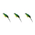 thumbnail image 1 of VONKY Simulation Parrot Statue Party Favors for Tree Yard Patio Home Lawn Wall Green 25x7cm 3Set, 1 of 6