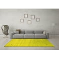 thumbnail image 3 of Ahgly Company Indoor Rectangle Abstract Yellow Contemporary Area Rugs, 2' x 3', 3 of 4