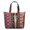 White-23, variant on Tribal Ethnic Retro Weekender Bag, Spacious Zipper Tote with Durable Handles & Interior Pockets, Vintage Fashion for Travel