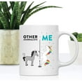 thumbnail image 2 of CTDream Funny Quirky 11oz. Ceramic Coffee Tea Mug Thank You Gift, Other Journalists Me, Horse Unicorn, 1-Pack, 2 of 7