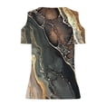thumbnail image 6 of DeHolifer Women's Tank Tops Summer Trendy V-Neck Sleeveless Novelty Printed Hollow Out Casual Beach Blouse Tops Khaki L, 6 of 7