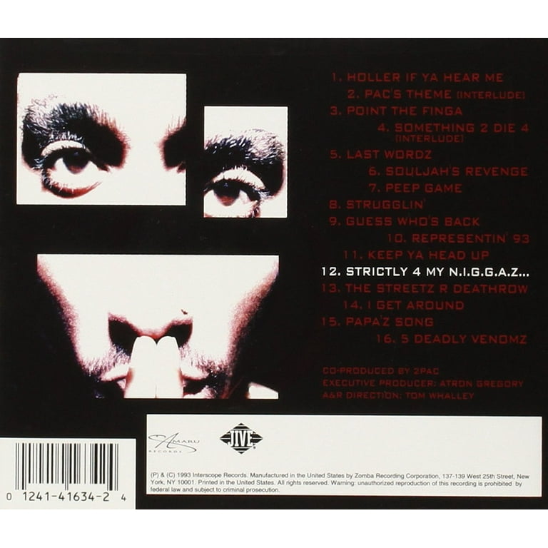 2Pac - Strictly 4 My Niggaz - Music & Performance - CD - Walmart.com