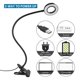 thumbnail image 3 of Lámpara de escritorio negra de 8 W con abrazadera y adaptador, 3 colores y 10 regulables, lámpara LED USB flexible, lámpara de lectura con clip para la cama del niño, lámpara con abrazadera para traba, 3 of 5