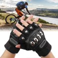thumbnail image 5 of 2 guantes de ciclismo de medio dedo, transpirables y regulables, con acolchado que absorbe los golpes, antideslizantes, para hombres y mujeres, 5 of 5