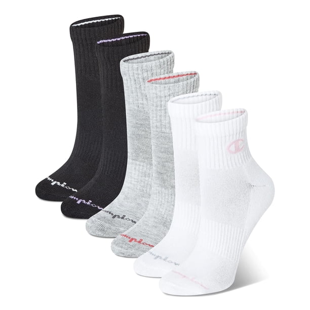 Calcetines Champion, paquete de 6 unidades, acolchados, para mujer