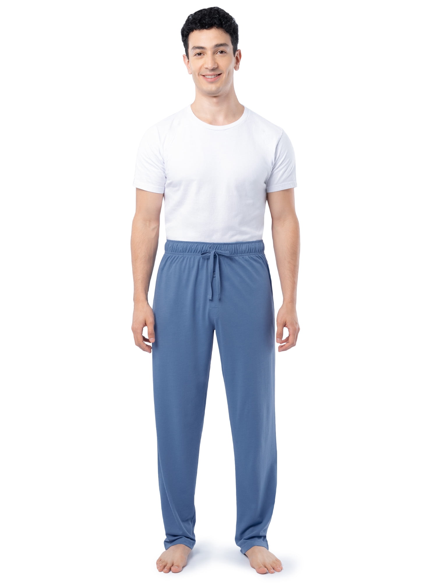 Fruit of the Loom Men's and Big Men's Jersey Knit Pajama Pants, Sizes S-6XL
