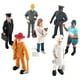 thumbnail image 5 of 7 Uds de modelo de personas de simución, panadero, oficial de policía, modelo de bricoje, de decoración, juguete, Hugo figuras de acción, 5 of 10