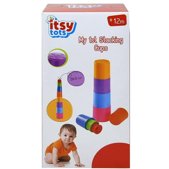 Vasos apilables United Pacific Designs Itsy Tots con 8 tazas