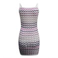 thumbnail image 5 of Moda mujer verano Patchwork casual cuello redondo sin mangas vacaciones Cami Mini vestido Fridja  yut3456, 5 of 5