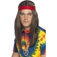 thumbnail image 2 of Smiffys Ensemble d'Accessoires de Costume Hippie pour Hommes, 2 of 2