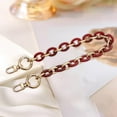thumbnail image 1 of Acrylic Alloy Bag Chain Strap DIY Handbag Chain for Parties Travel Commuting Red 40cm, 1 of 10