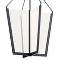 thumbnail image 4 of 60.5W 1 Led Foyer Pendant With Contemporary Inspirations 28.5 Inches Tall By 21 Inches Wide-Black Finish Kichler Lighting 52292Bkled, 4 of 7