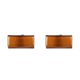 thumbnail image 3 of Jumpingount Cartera larga de cuero con cierre de cremallera para mujer, monedero de almacenamiento para mujer, tarjetero, bolso de mano, regalo de Naranja 2piezas, 3 of 6