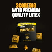 (2 pack) Trojan Magnum Lubricated Large Condoms, Lubricated Condoms, 36 Count Pack