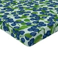 thumbnail image 4 of Ambesonne Blueberry Pattern Fitted Sheet, Art Modern Leafy, Queen Size, Dark Lavender Fern Green, 4 of 5