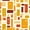 Color 1, variant on Peel and Stick Wallpaper Retro capsules cream yellow orange brown seamless 24in x 118in Contact Paper Removable Self Adhesive Wall Mural Wall Decor for Bedroom Kitchen Cabinets