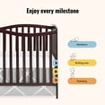 thumbnail image 4 of Dream On Me Chelsea 5-in-1 Convertible Crib, JPMA Certified, Espresso, 4 of 8