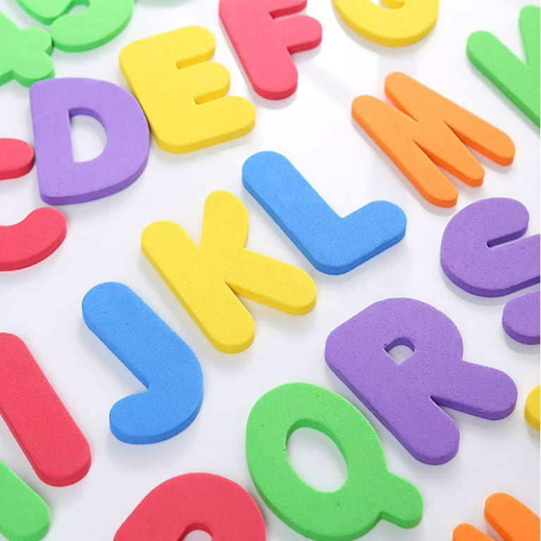 Foam Bathtub Letters