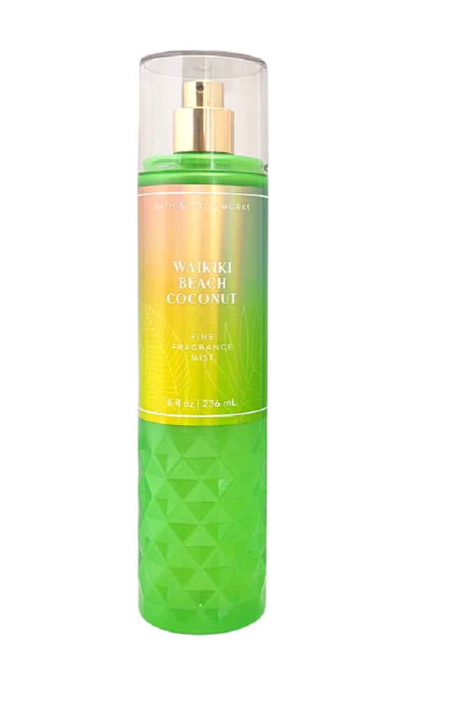Bath and Body Works Waikiki Beach Coconut Fine Fragrance Body Mist 8 fl