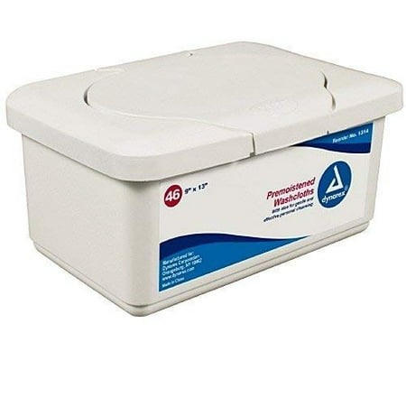 Dynarex Flushable Wipes 9x13 (Adult) tub pack -