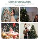 thumbnail image 3 of 5 colgantes navideños con forma de botas de patinaje, decoración para el árbol de Navidad., 3 of 7