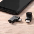 thumbnail image 1 of Ángulo de 90 grados USB 3.1 Tipo C Adaptador convertidor USB-C macho a hembra (C) Universal Accesorios Electrónicos, 1 of 6